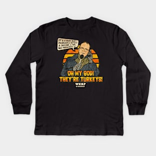 VINTAGE WKRP OH MY GOD! Kids Long Sleeve T-Shirt